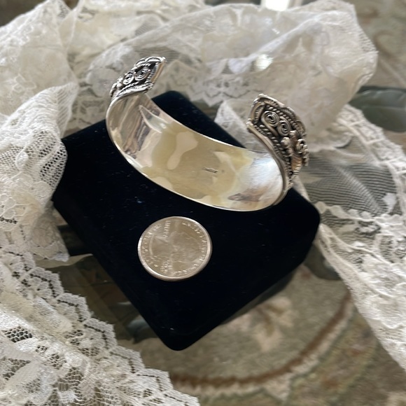 Sterling Native American Cuff Bracelet - Picture 5 of 12